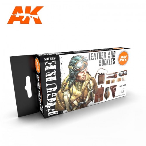 AK Leather and Buckles 3rd generation Series set 6x17ml AK11620